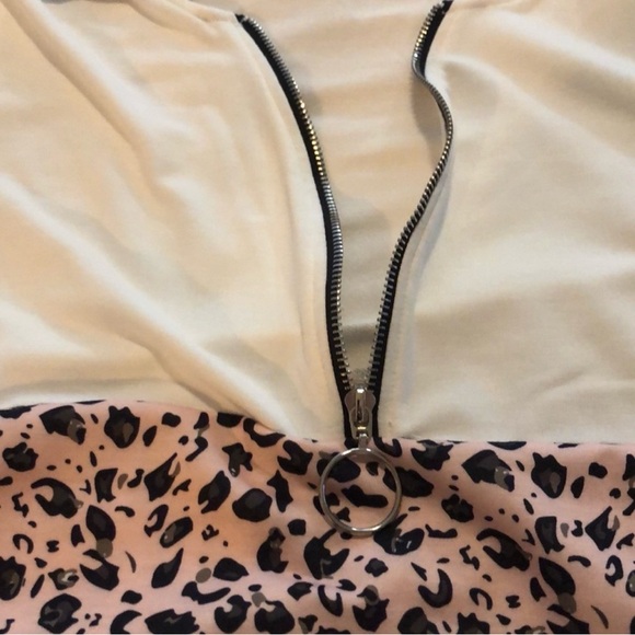 Long Sleeve Half Zip Top, size L, NWT - Picture 4 of 8